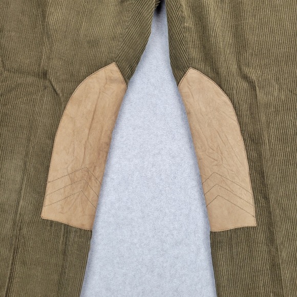 Ralph Lauren Purple Label Men 36x32 Cotton Green Corduroy Pants Trousers Riding - Picture 2 of 12